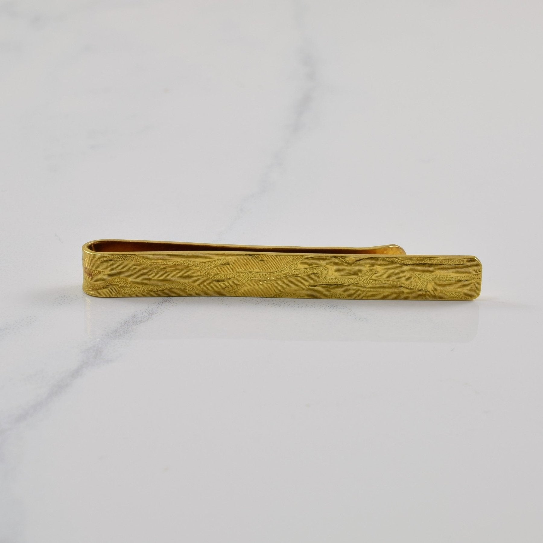 'Cartier' Gold Tie Clip - 100 Ways