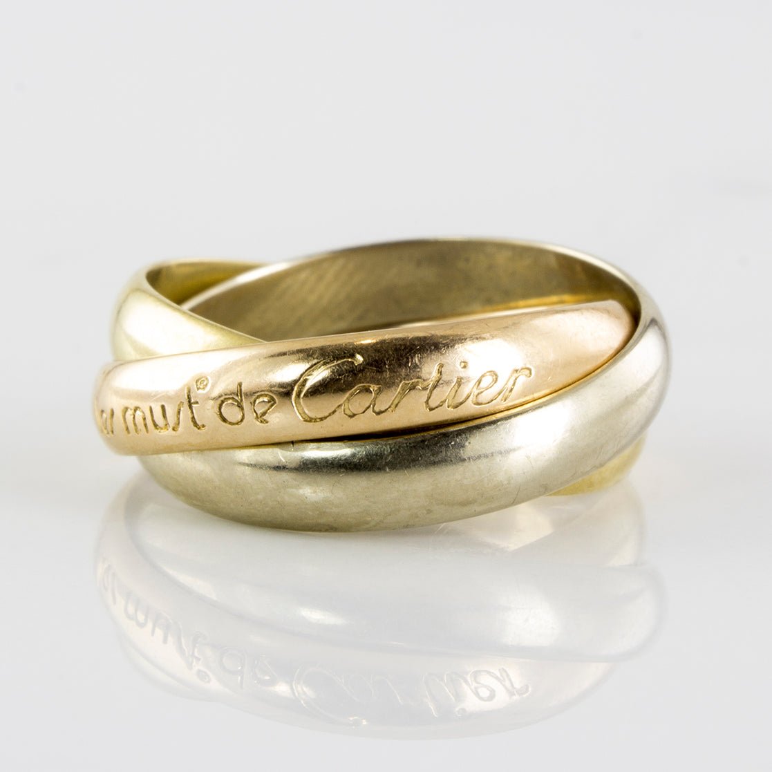 'Cartier' Les Must de Cartier Trinity Ring | SZ 5 | - 100 Ways