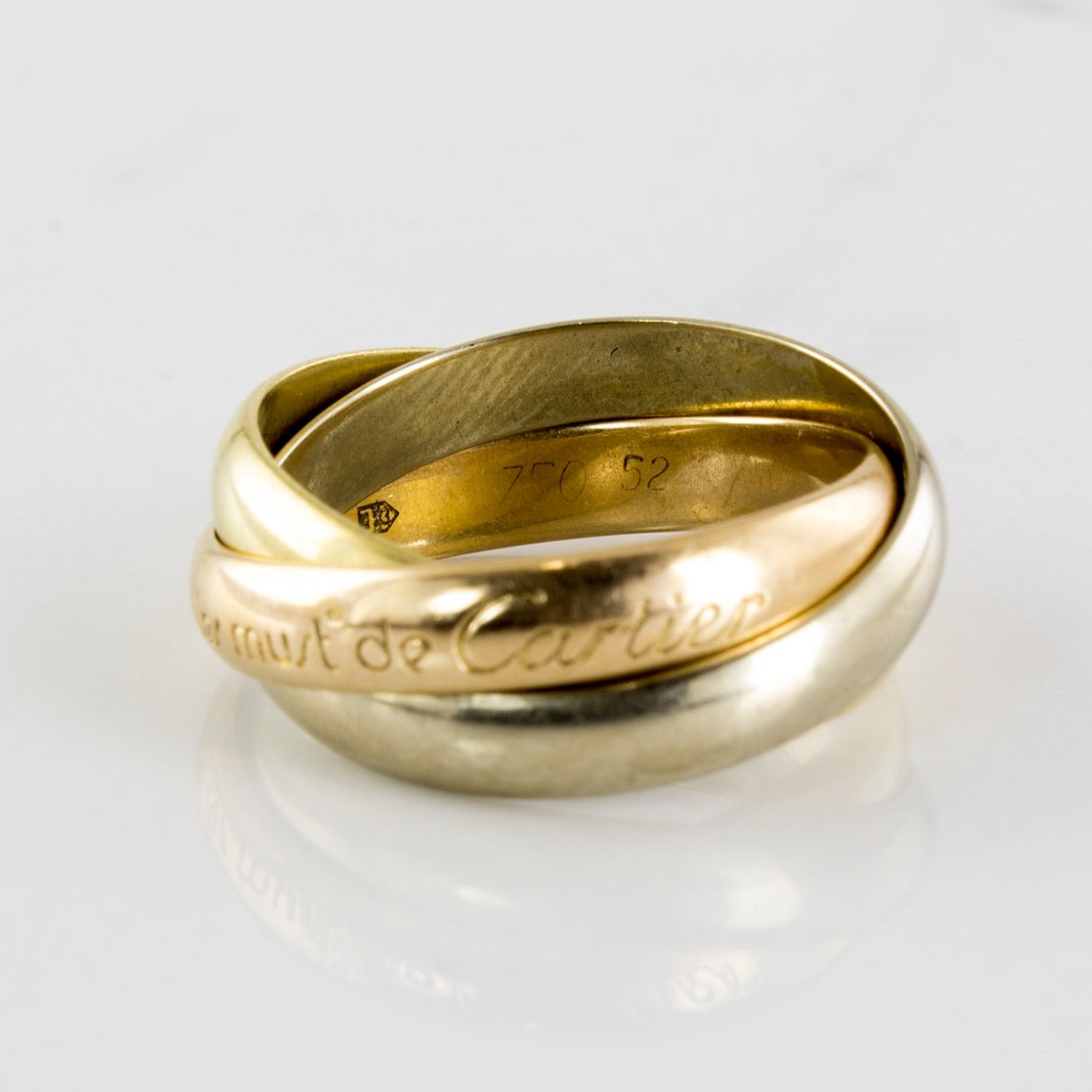 'Cartier' Les Must de Cartier Trinity Ring | SZ 5 | - 100 Ways