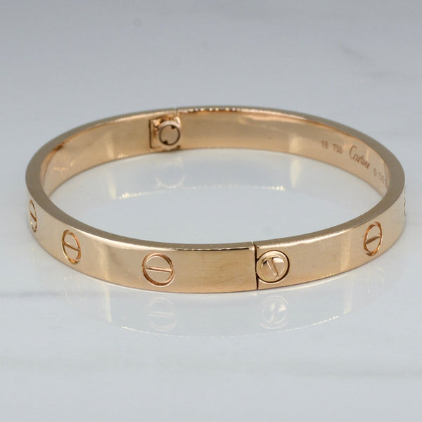 'Cartier' Love Bracelet