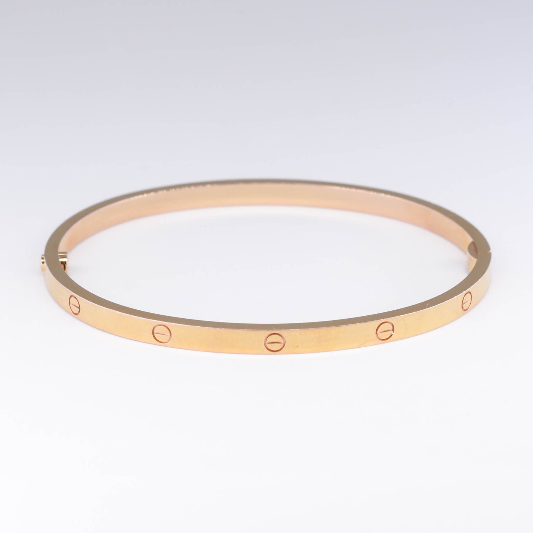 'Cartier' Love Bracelet in Yellow Gold | Small Model | 18k | Size 18 - 100 Ways