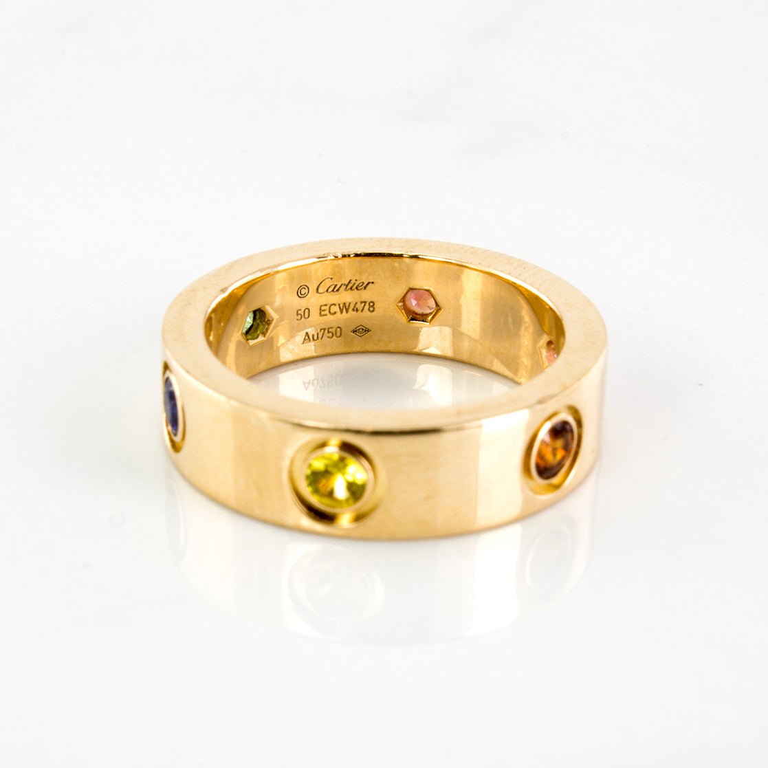 'Cartier' Love Ring, Multi Gemstone - 100 Ways