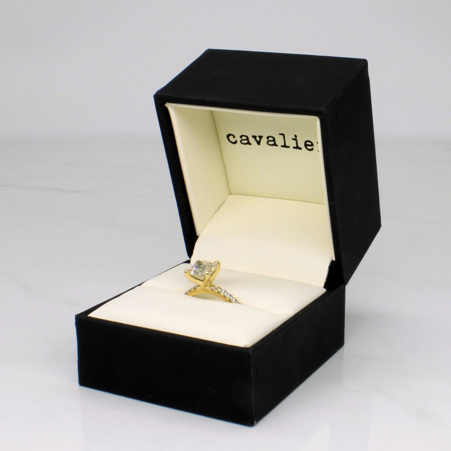 'Cavalier' GIA Diamond Engagement Ring | 1.65ctw SI1 I Ex | SZ 5.5 | - 100 Ways