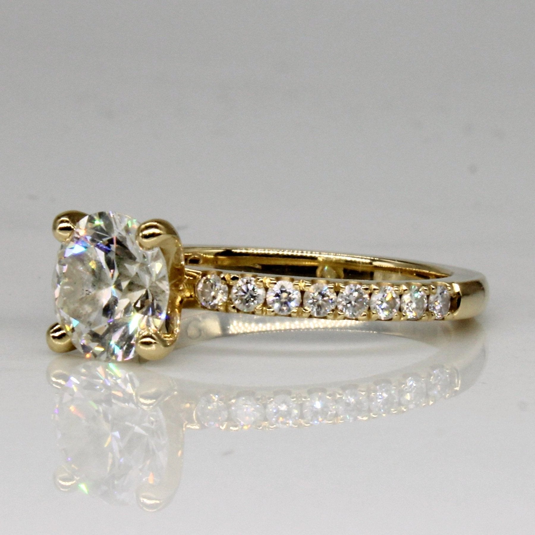 'Cavalier' GIA Diamond Engagement Ring | 1.65ctw SI1 I Ex | SZ 5.5 | - 100 Ways