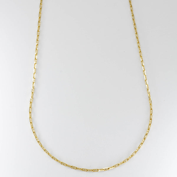 'Cavelti' 18K Gold Anchor Chain | 16