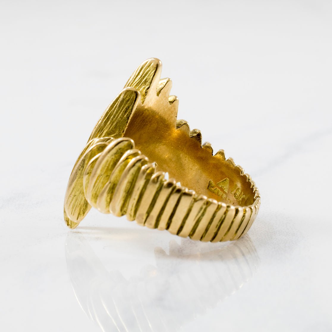 'Cavelti' Angular Cocktail Ring | SZ 4.75 | - 100 Ways