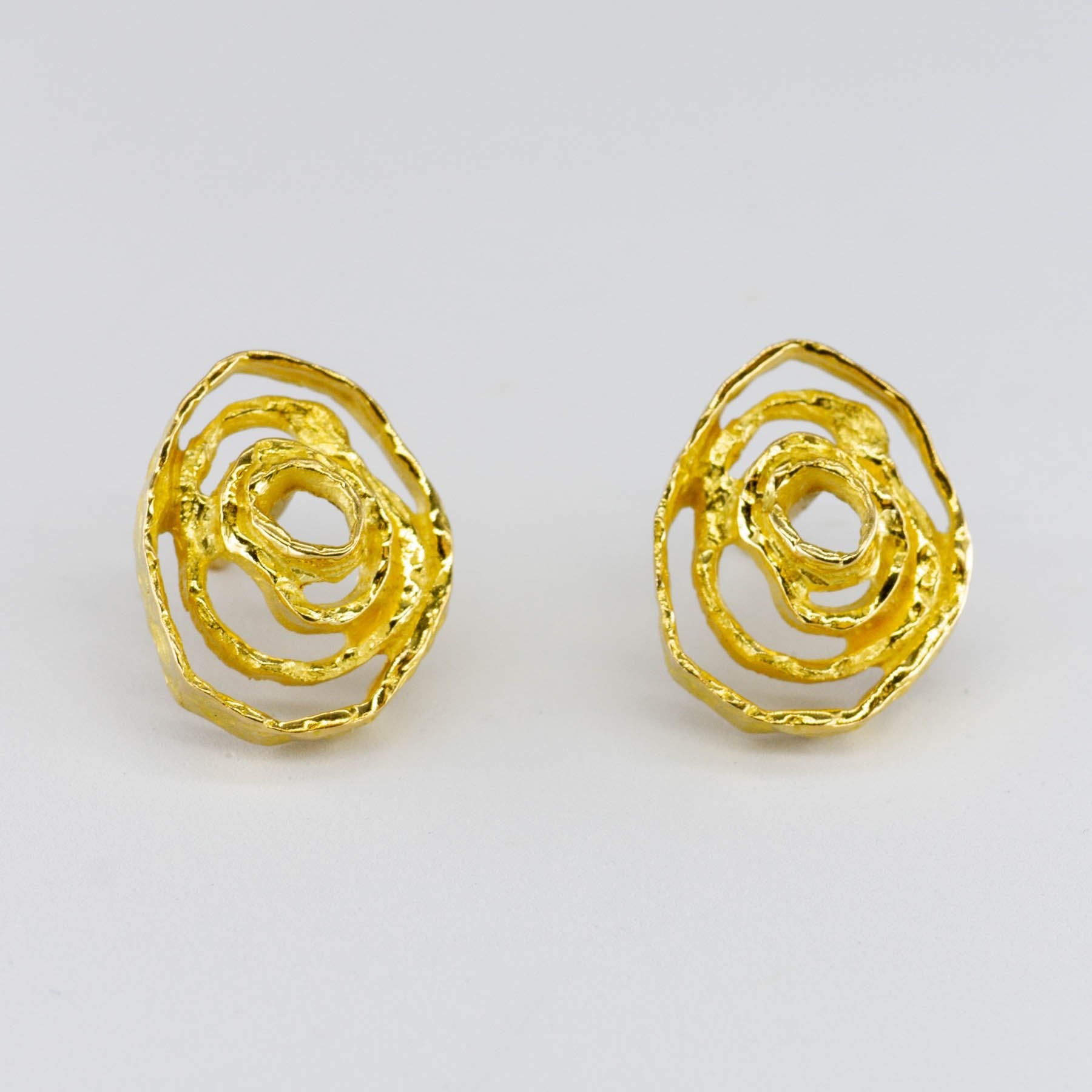 'Cavelti' Concentric 18k Earrings | - 100 Ways