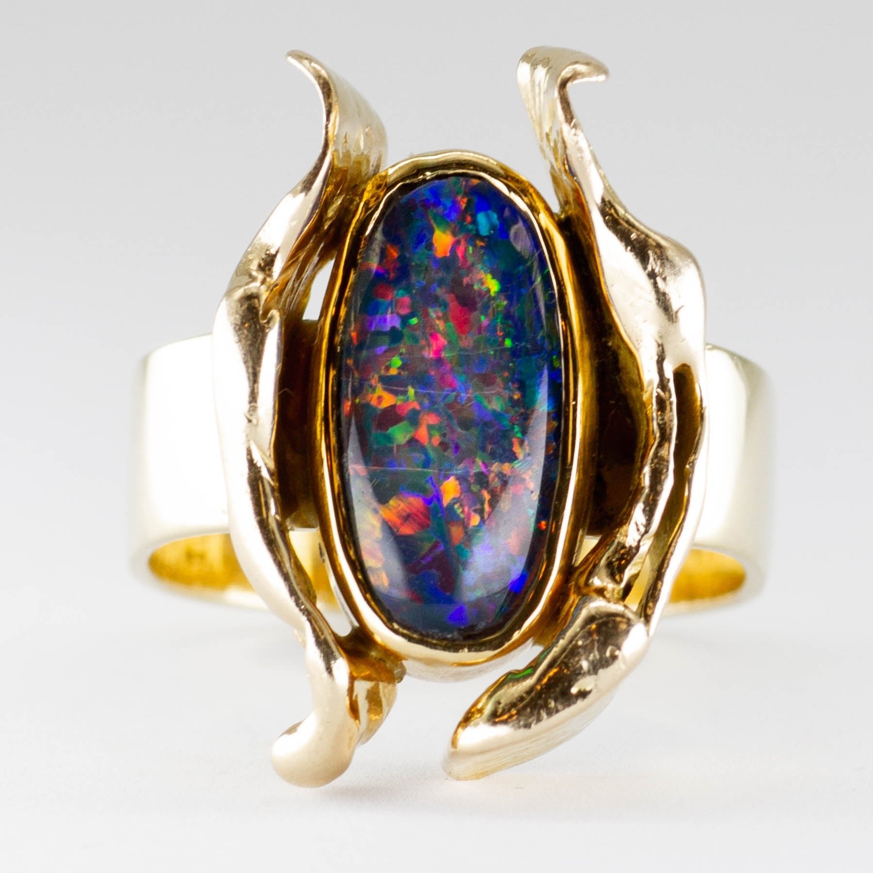 'Cavelti' Opal Triplet Ring | SZ 6.5 - 100 Ways