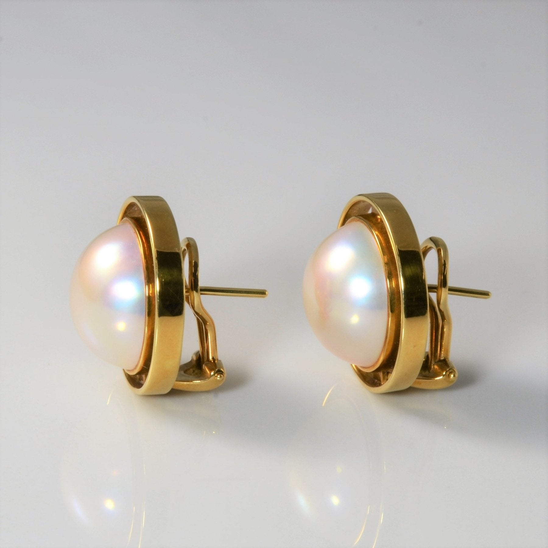 'Cavelti' Pearl Dome Earrings | - 100 Ways