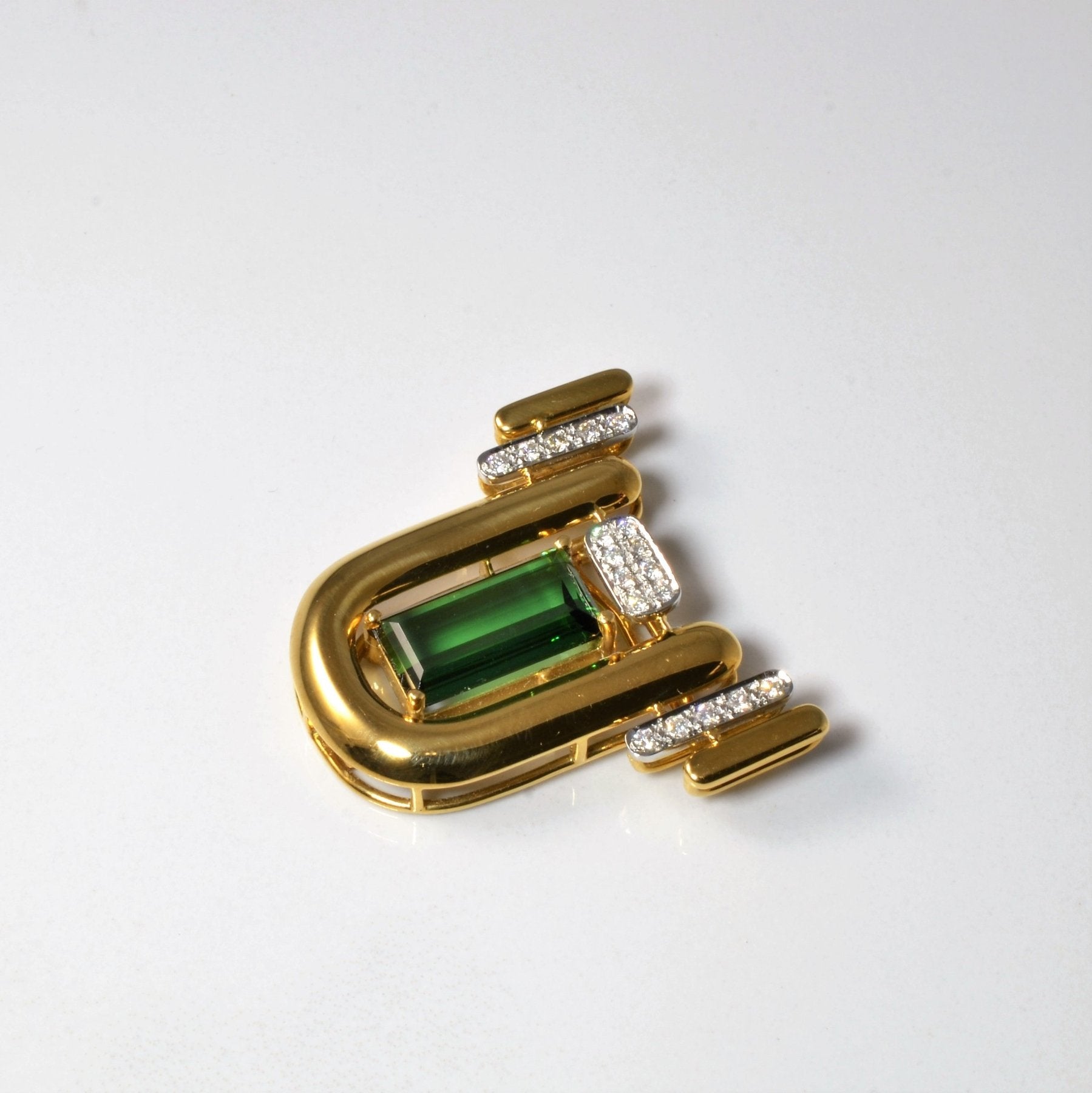 'Cavelti' Tourmaline & Diamond Earrings/Pendant Set | 6.79ctw | 0.62ctw | - 100 Ways