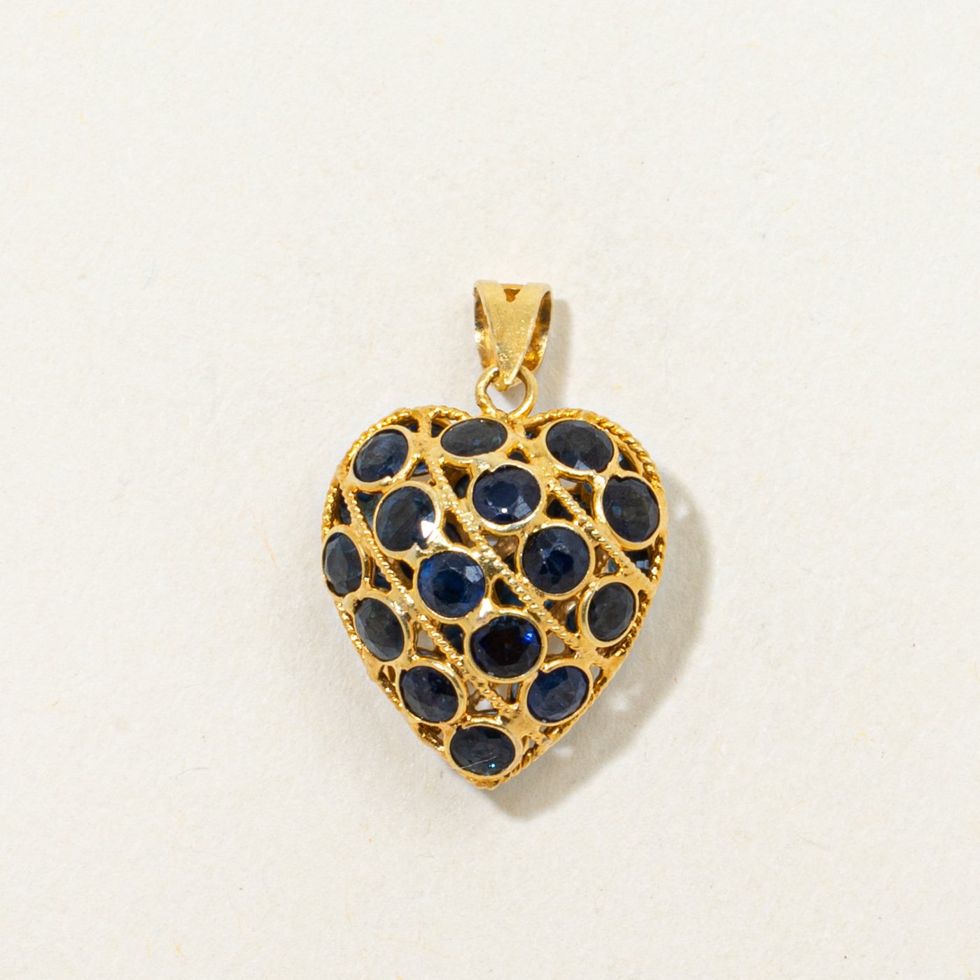 18K Pendants with Sapphire