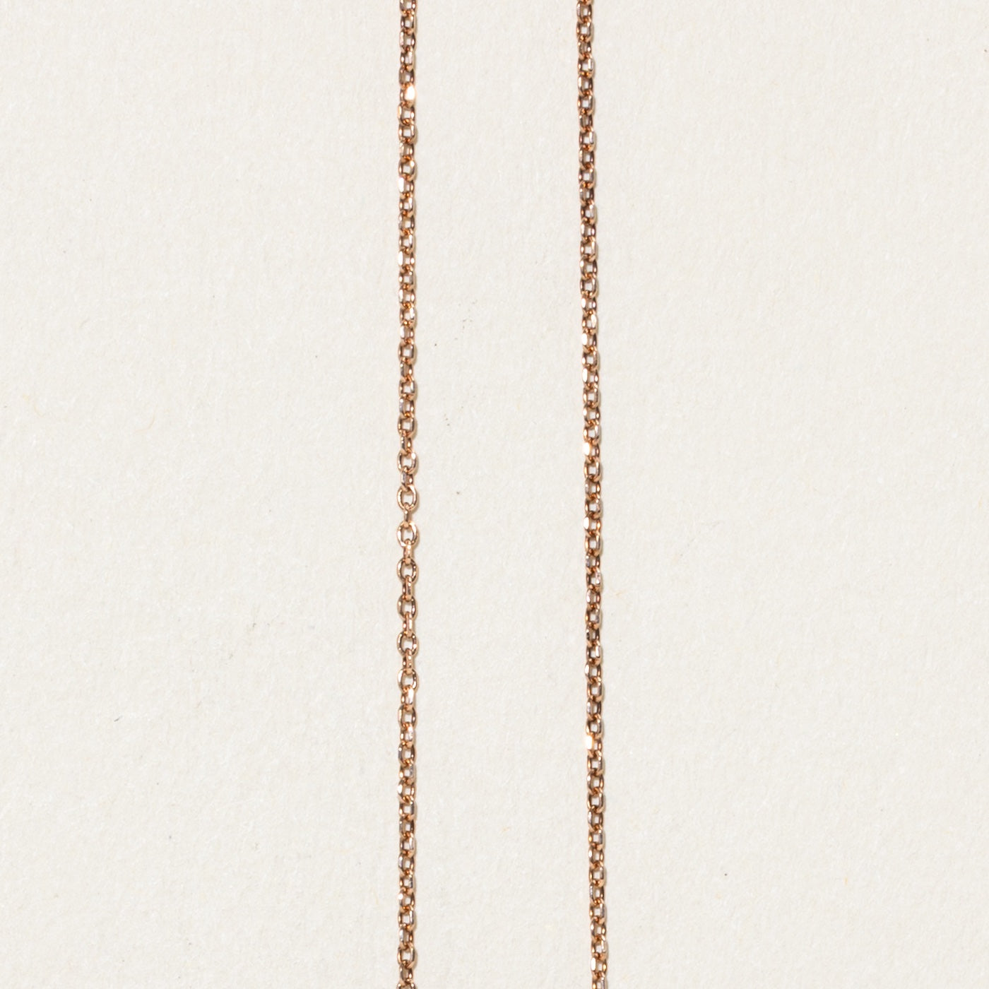 14k Pave Set Diamond Bar Pendant Necklace | 16"