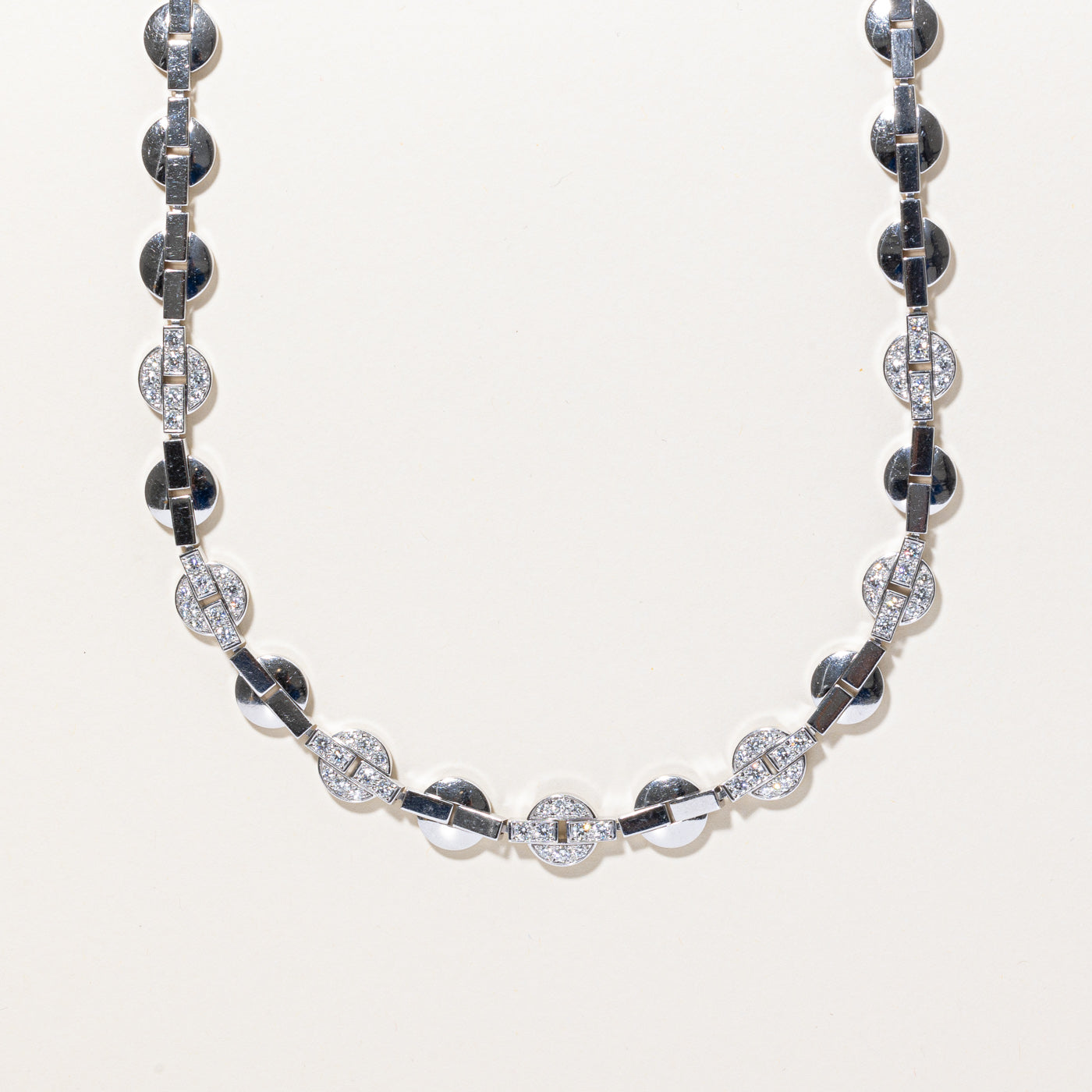 'Cartier' Himalaya Collection Diamond Necklace | 2.30ctw | 16" |