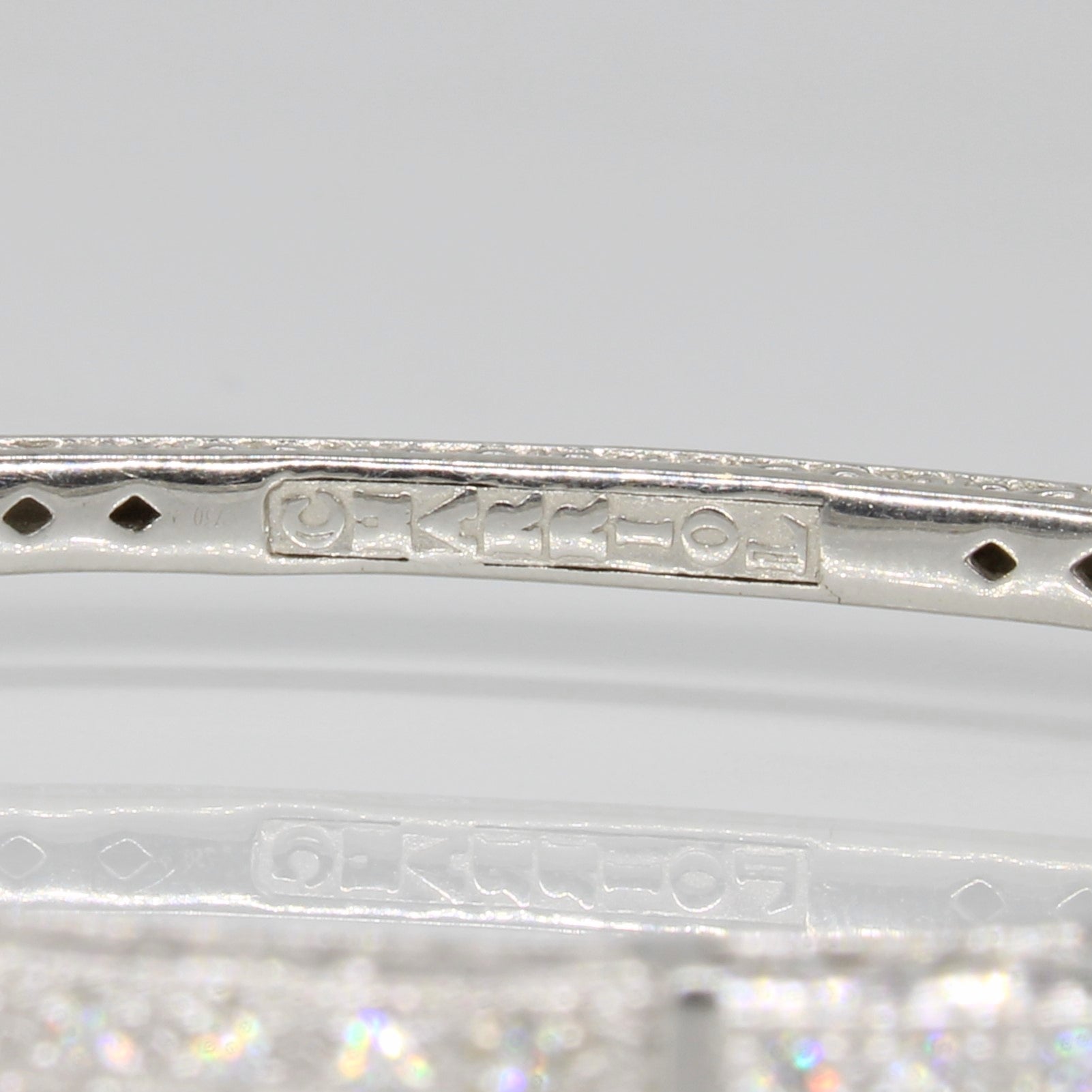 'Charriol' 18K Diamond Bangle Bracelet | 0.29ctw | 6.5