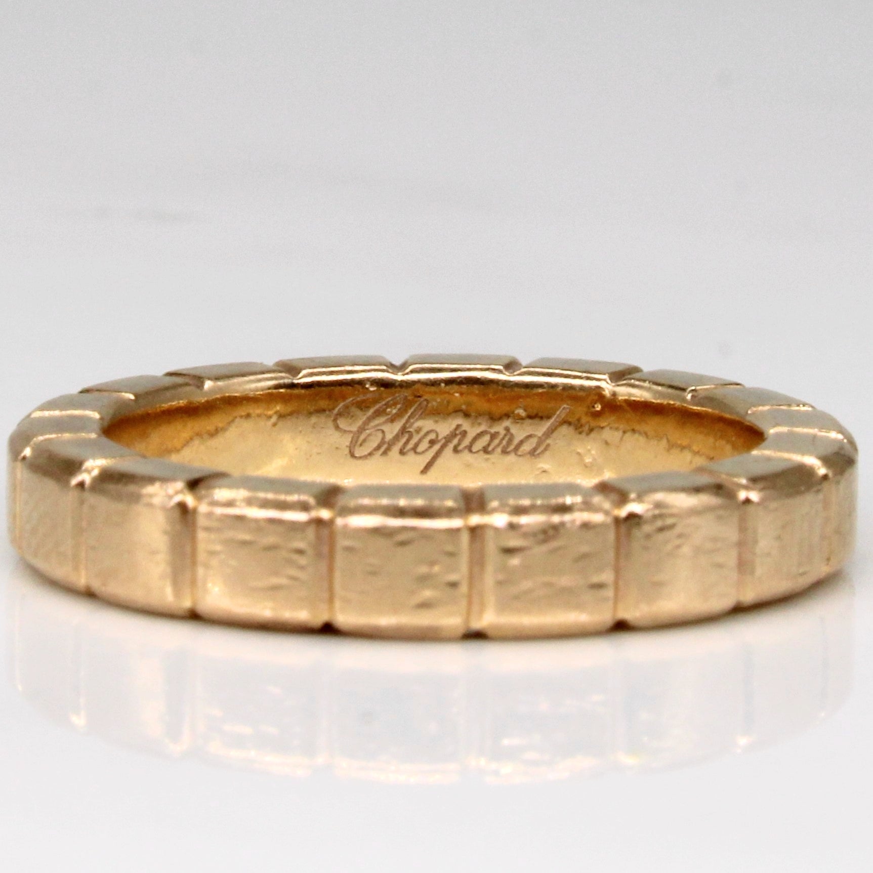 'Chopard' 18k Yellow Gold Ring | SZ 5.5 | - 100 Ways