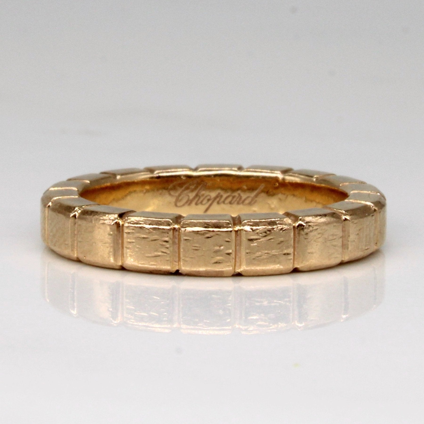 'Chopard' 18k Yellow Gold Ring | SZ 5.5 | - 100 Ways