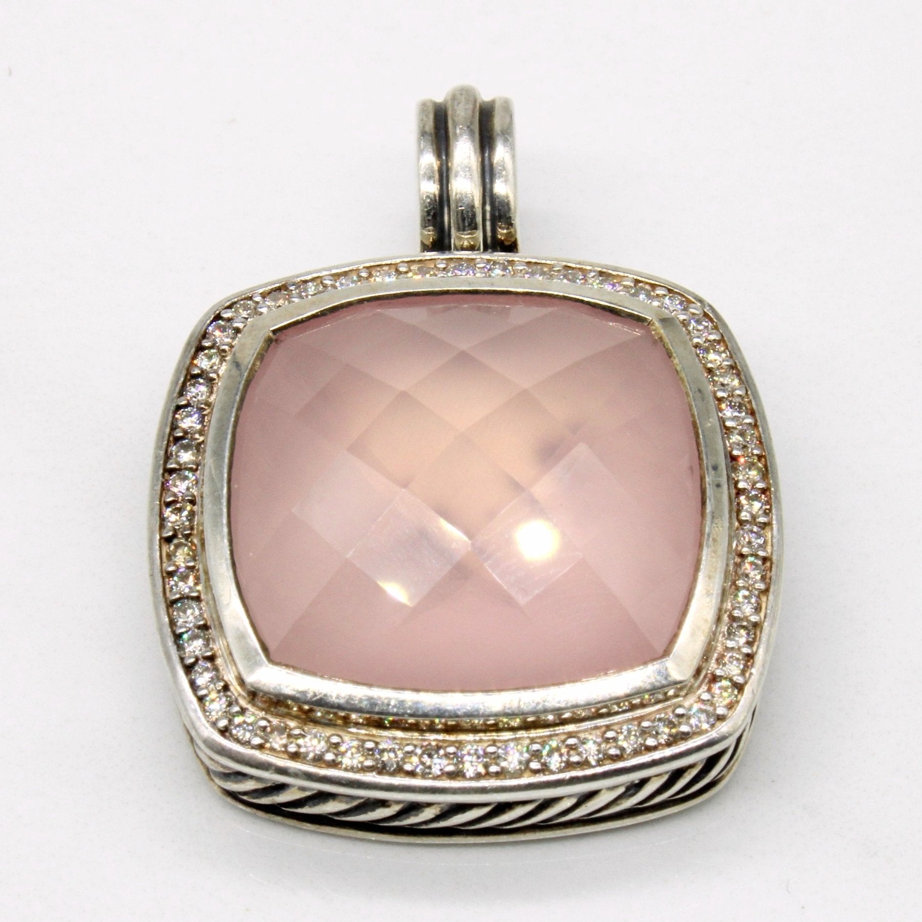 'David Yurman' Albion Cable Pendant | 30.00ct, 0.42ctw | - 100 Ways