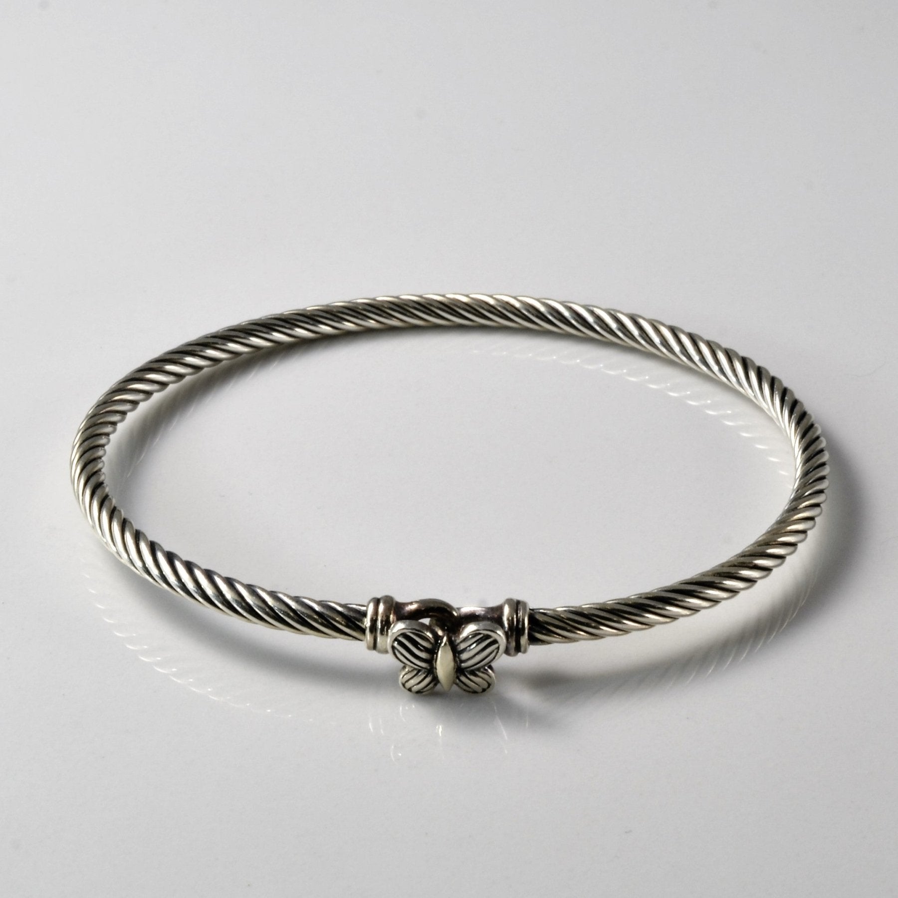 'David Yurman' Butterfly Cable Bracelet | 7" | - 100 Ways