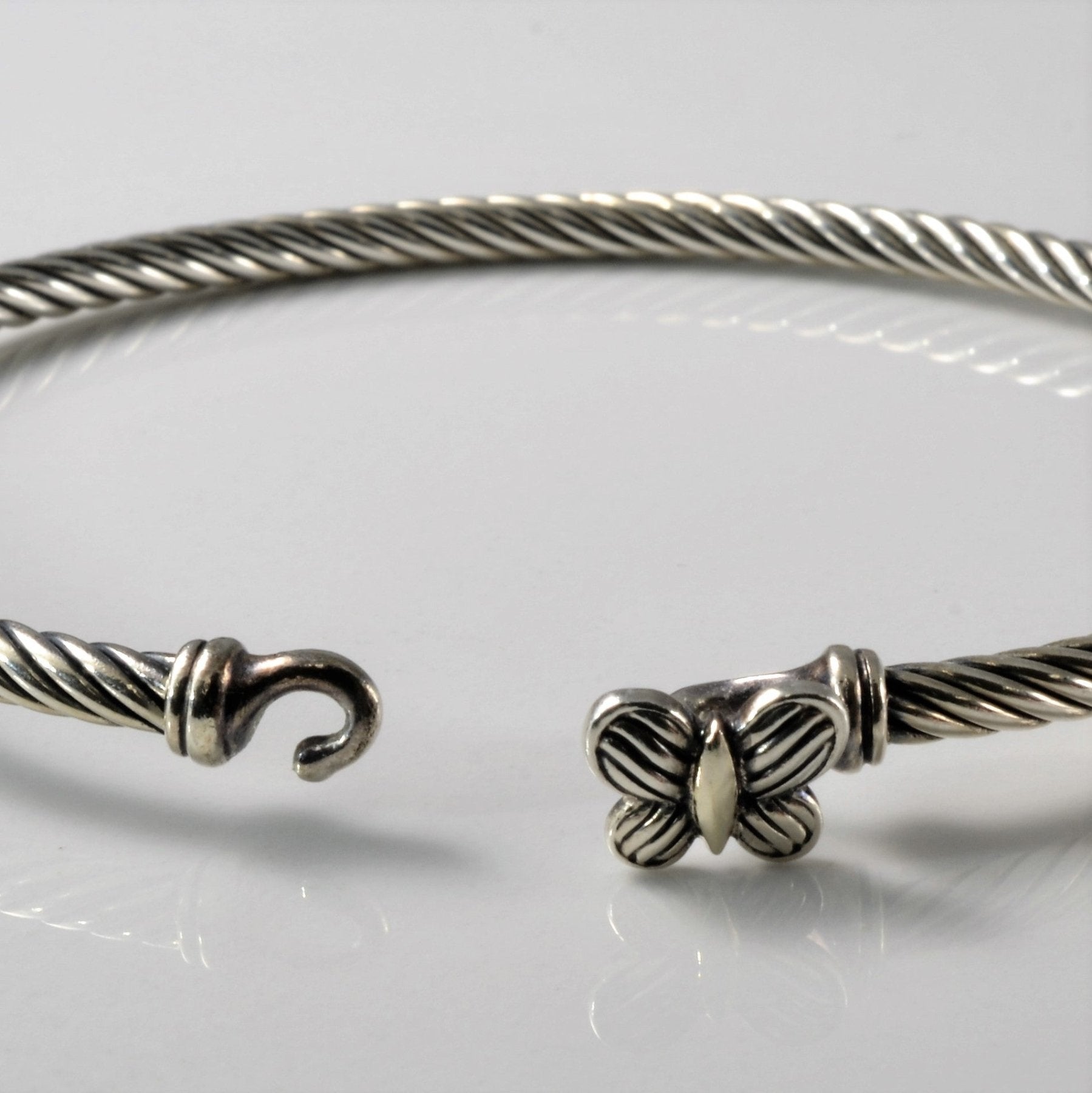 'David Yurman' Butterfly Cable Bracelet | 7" | - 100 Ways