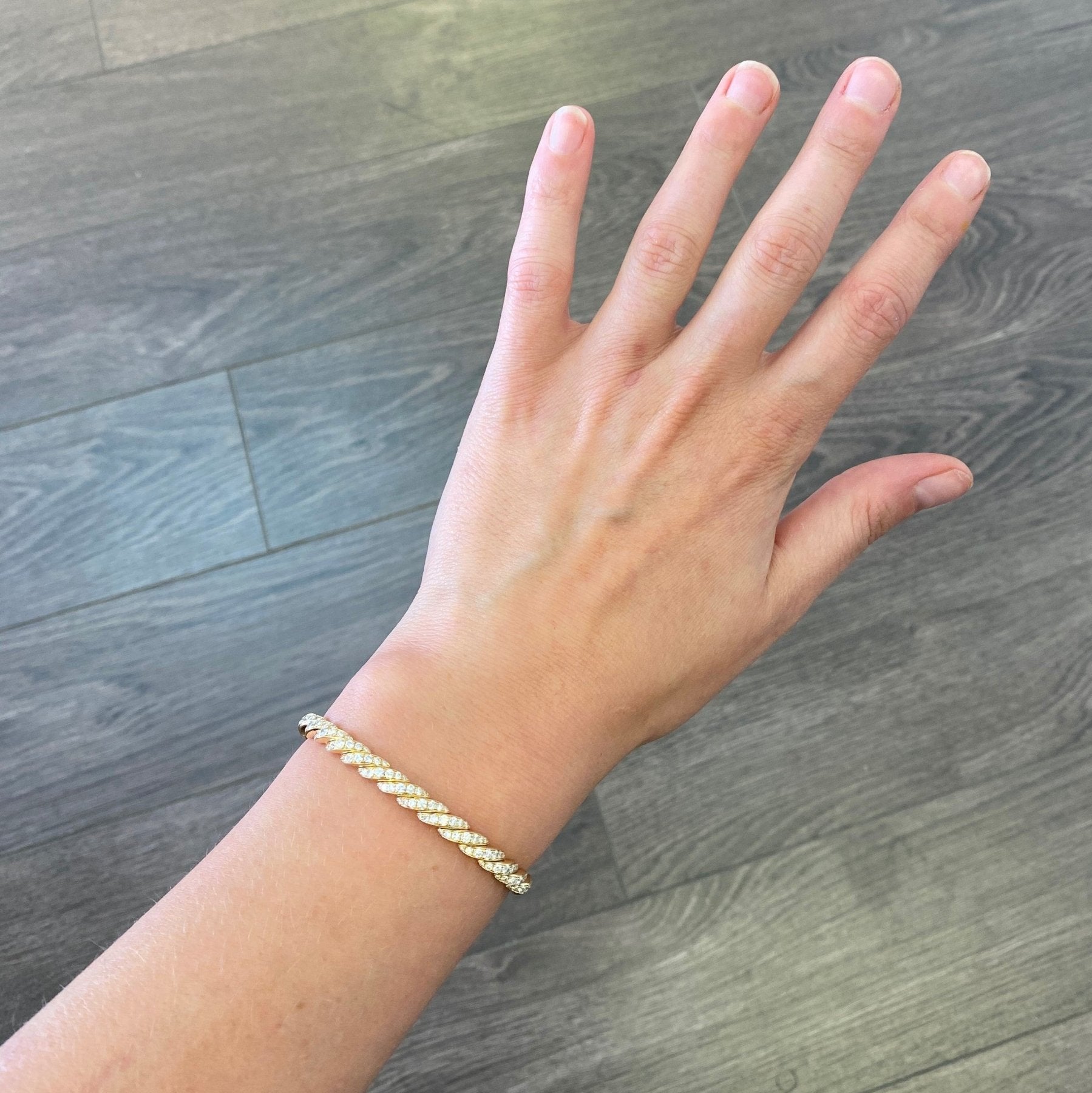 'David Yurman' Pave Flex Diamond Bracelet | 6" | - 100 Ways