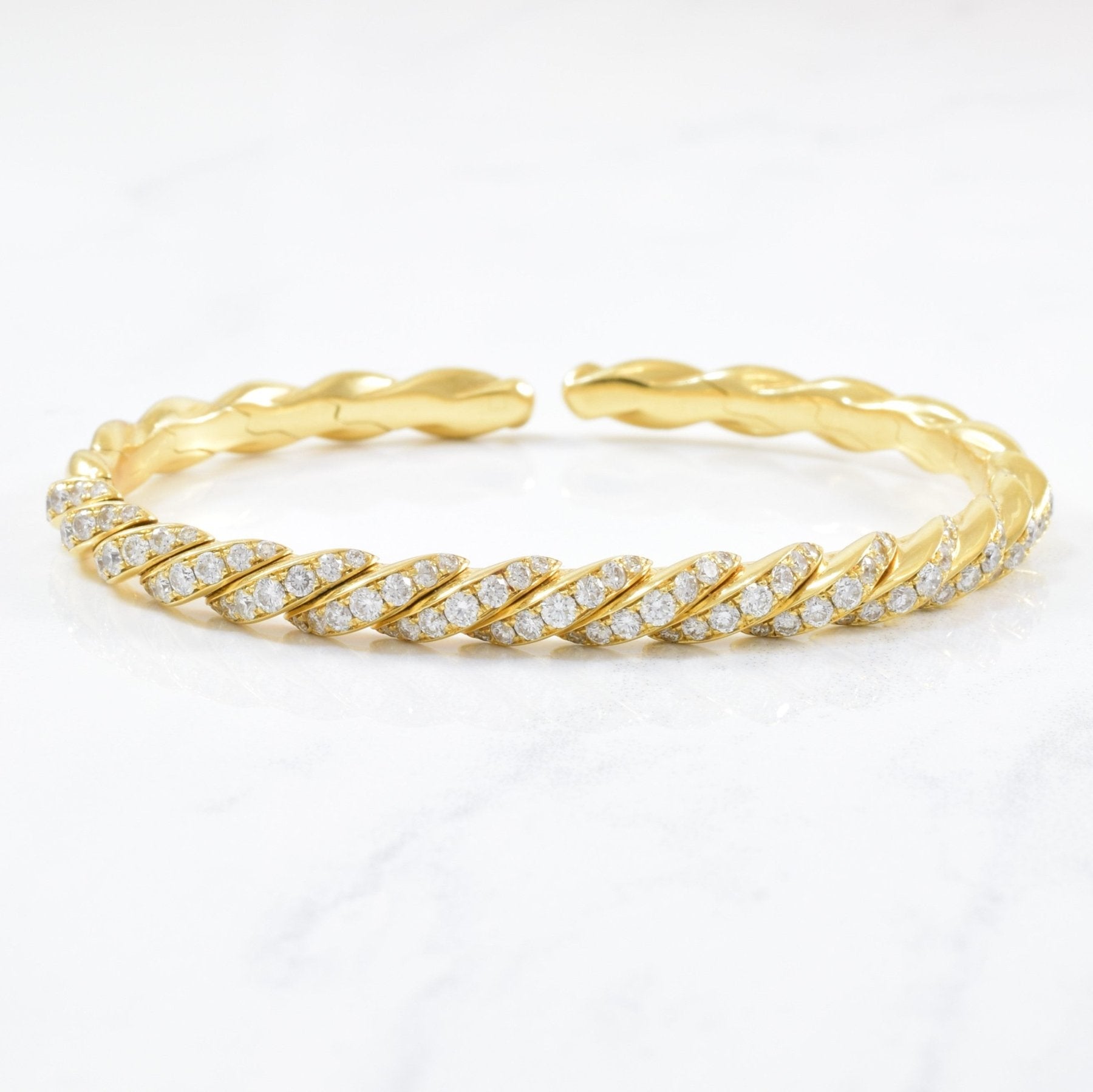 'David Yurman' Pave Flex Diamond Bracelet | 6" | - 100 Ways