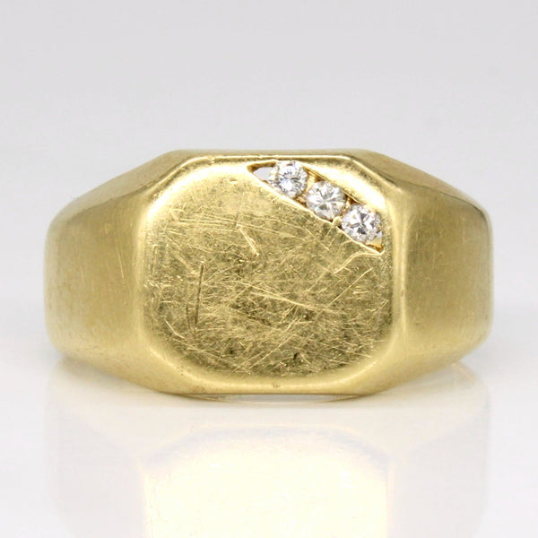 'Davite and Delucchi' Diamond Ring | 0.06ctw | SZ 7.75 |