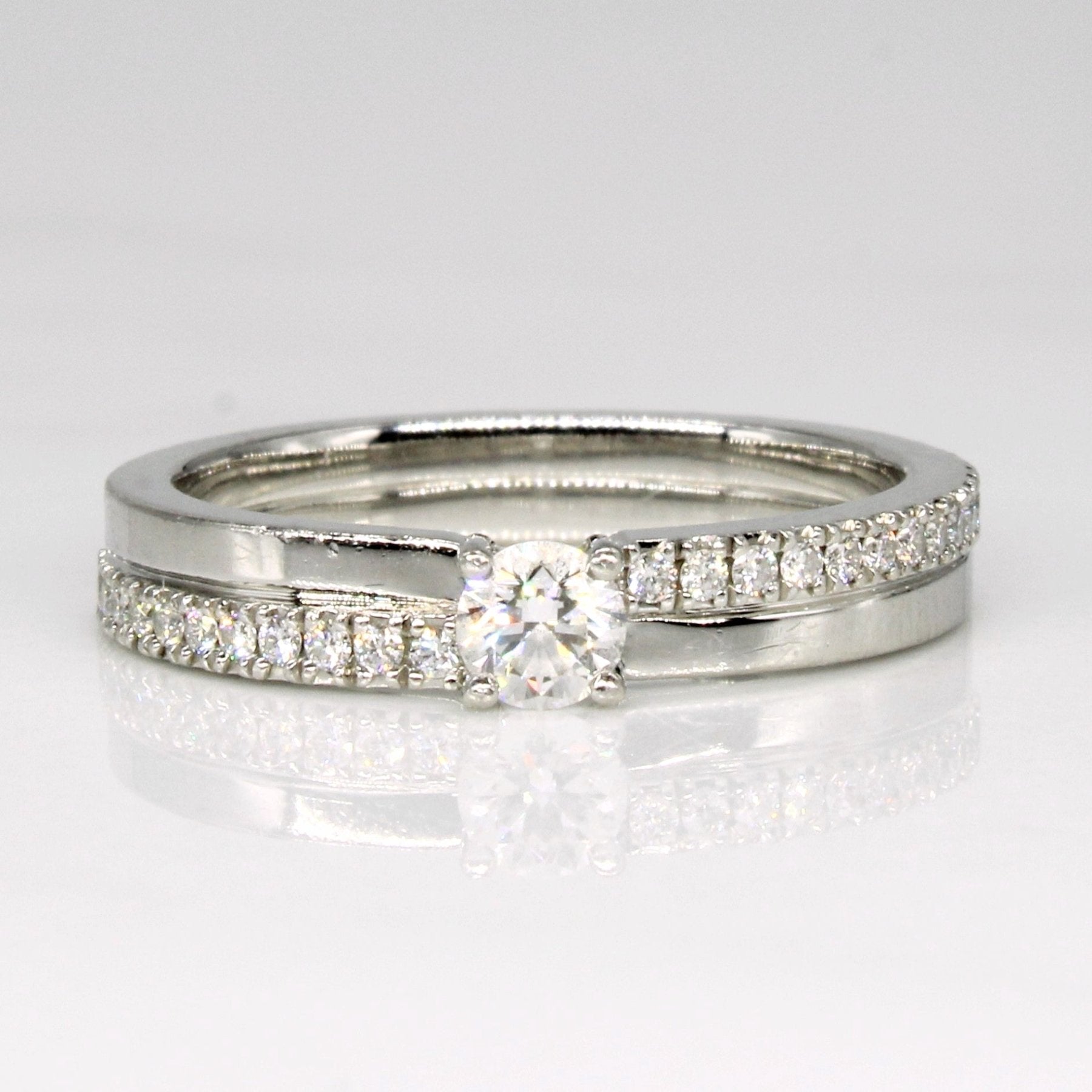 'De Beers' Diamond Engagement Ring | 0.30ctw | SZ 5.75 | - 100 Ways