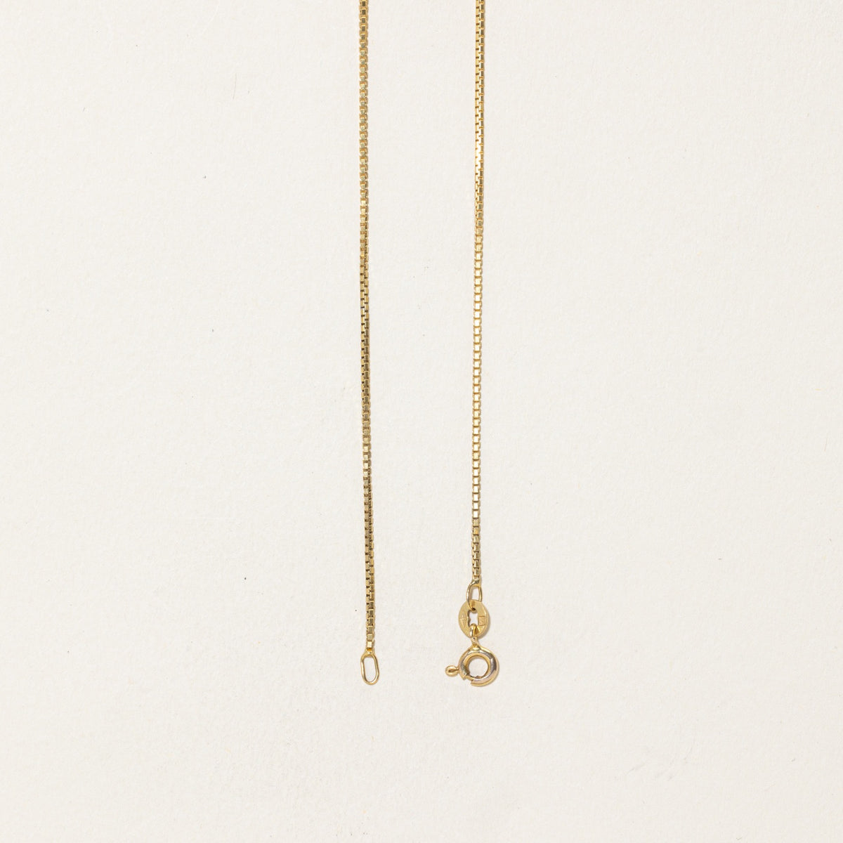 14k Flush Set Diamond Plain Teardrop Pendant Necklace | 17.5"