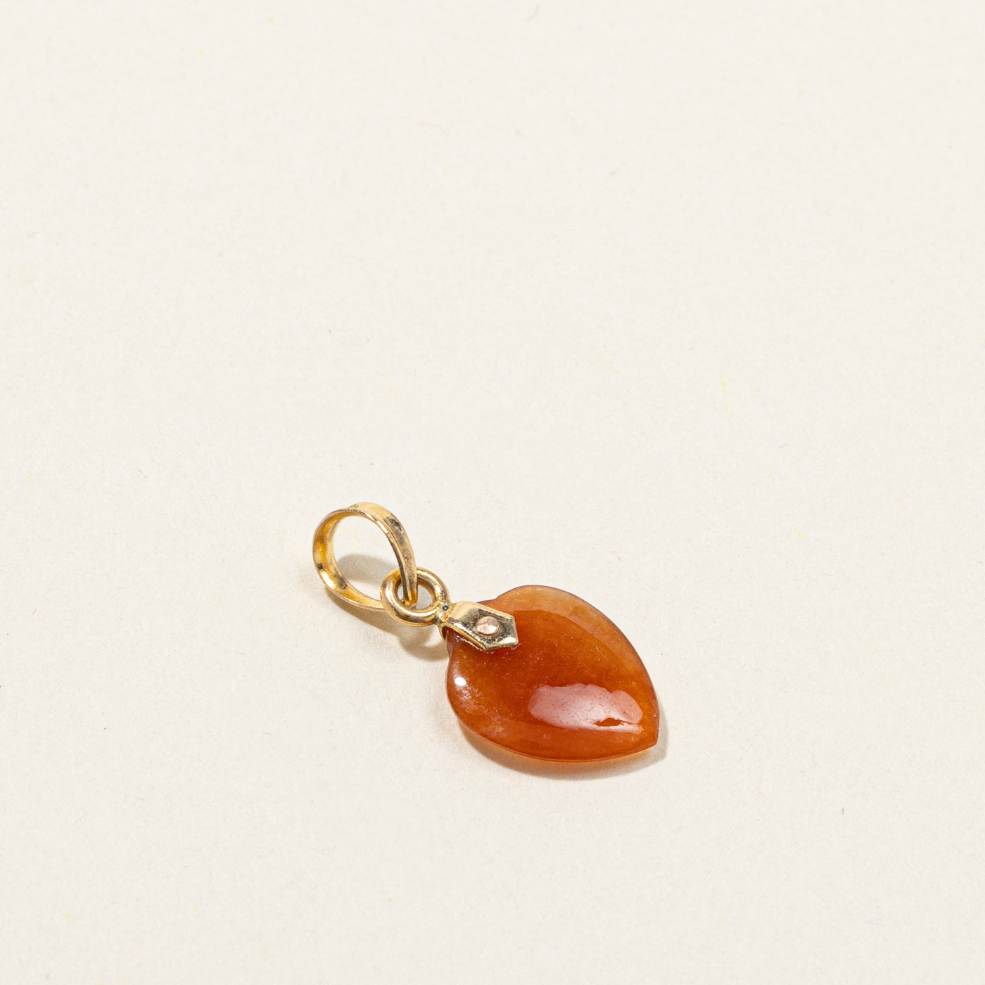 Carnelian Heart Pendant | 1.50ct |