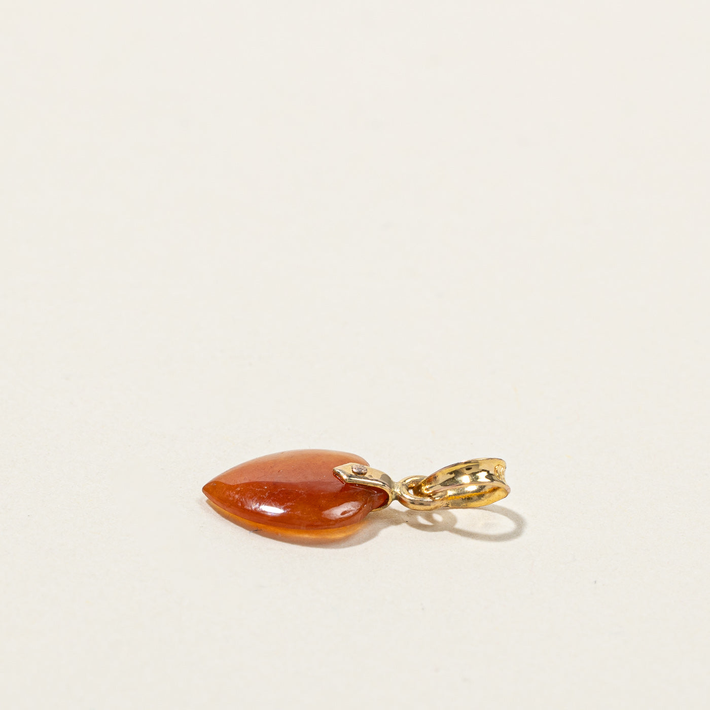 Carnelian Heart Pendant | 1.50ct |