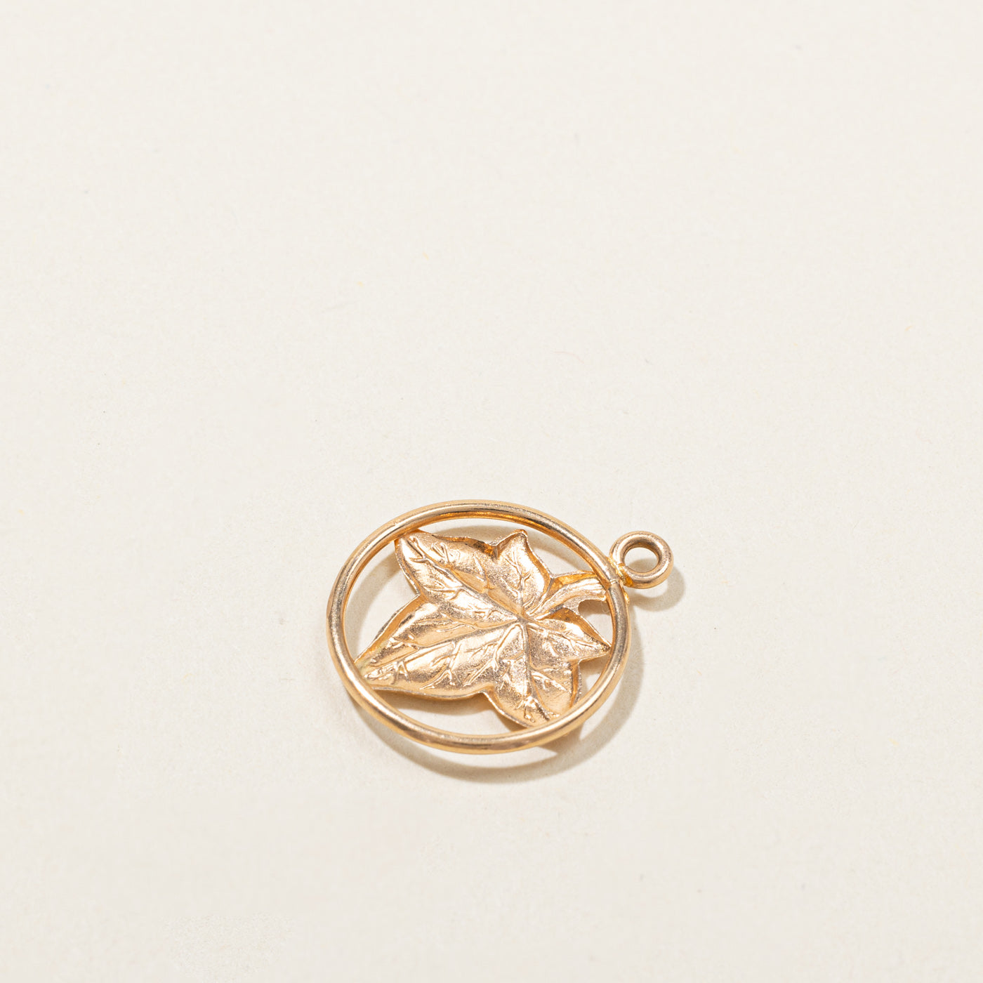 18k Maple Leaf Charm