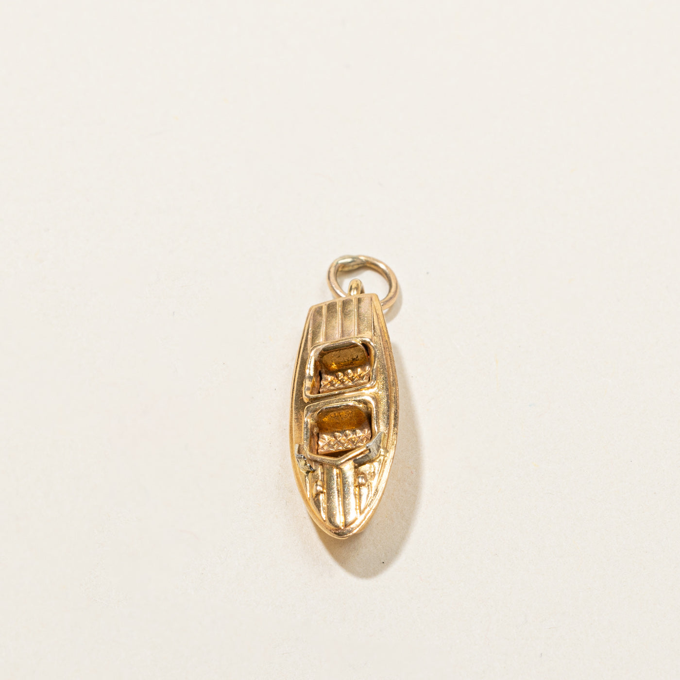 18k Gold Boat Charm