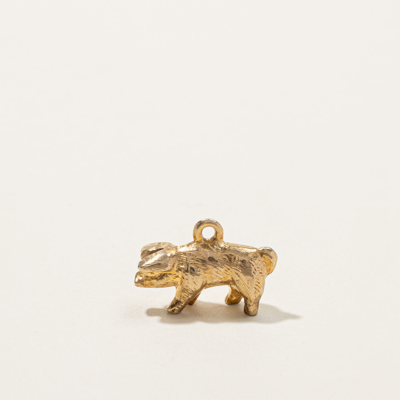 9k Gold Pig Charm