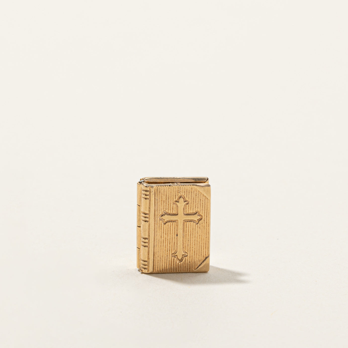 14k Gold Bible Charm