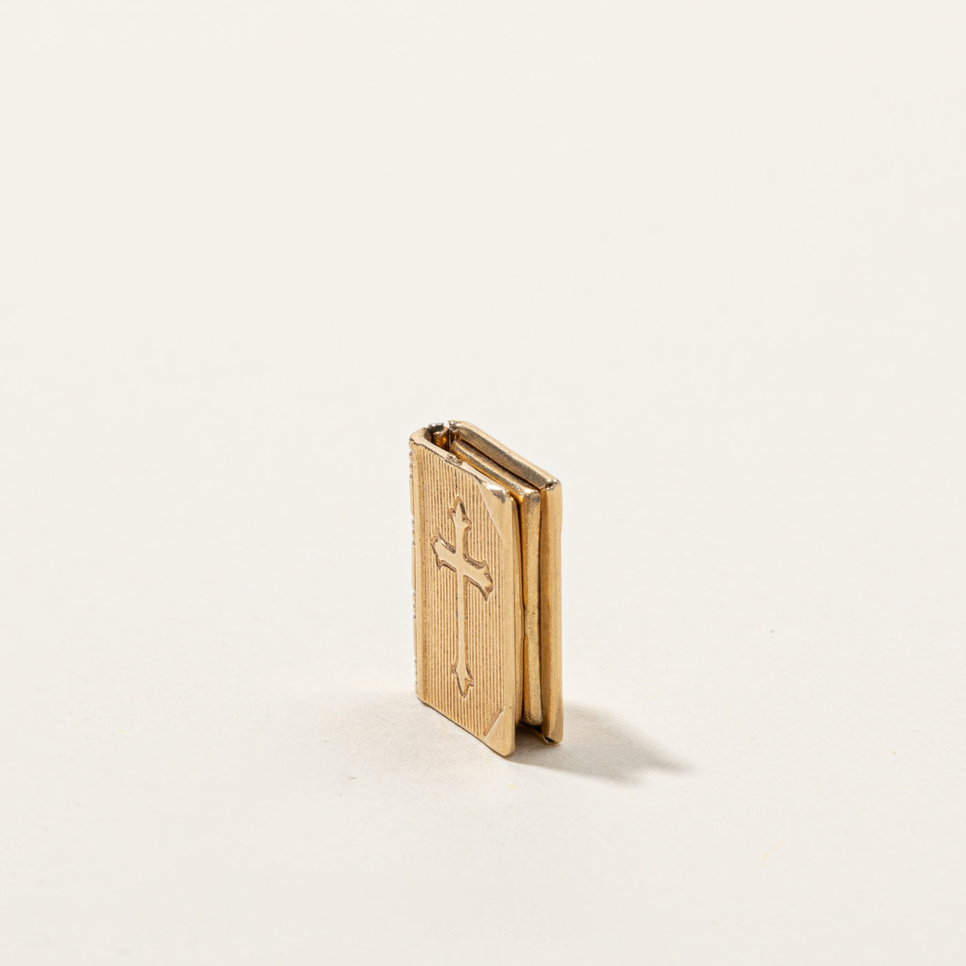 14k Gold Bible Charm