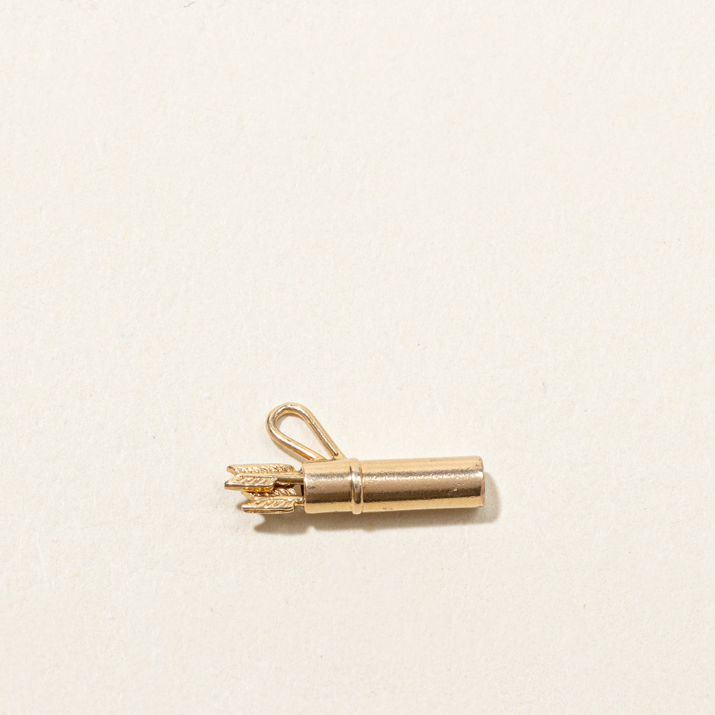 14k Gold Arrow Bag Charm