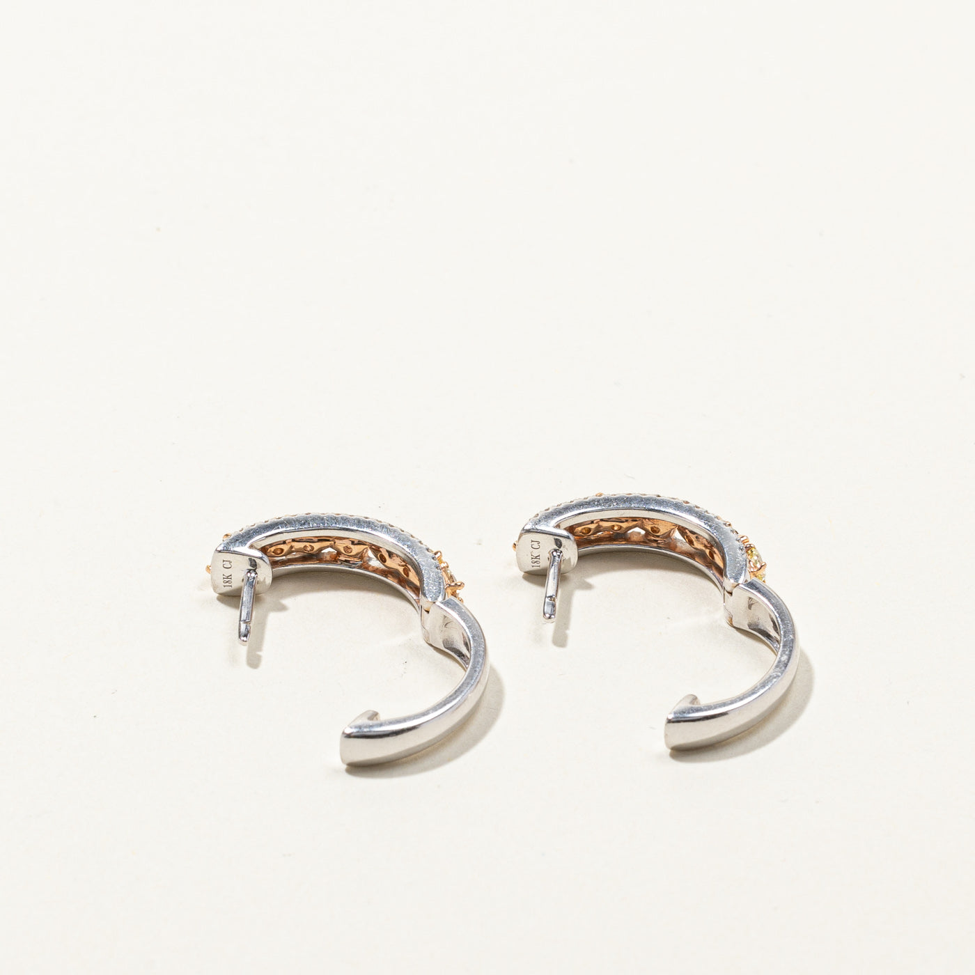 Yellow Diamond Huggie Earrings | 1.88ctw |