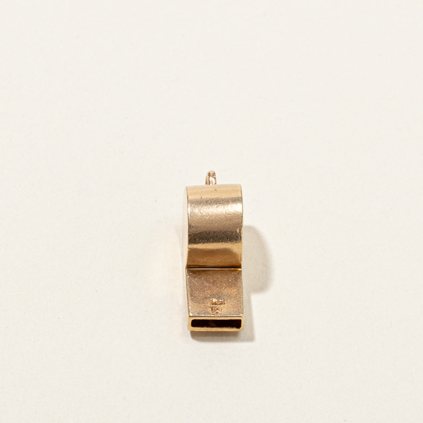 14k Gold Whistle Charm