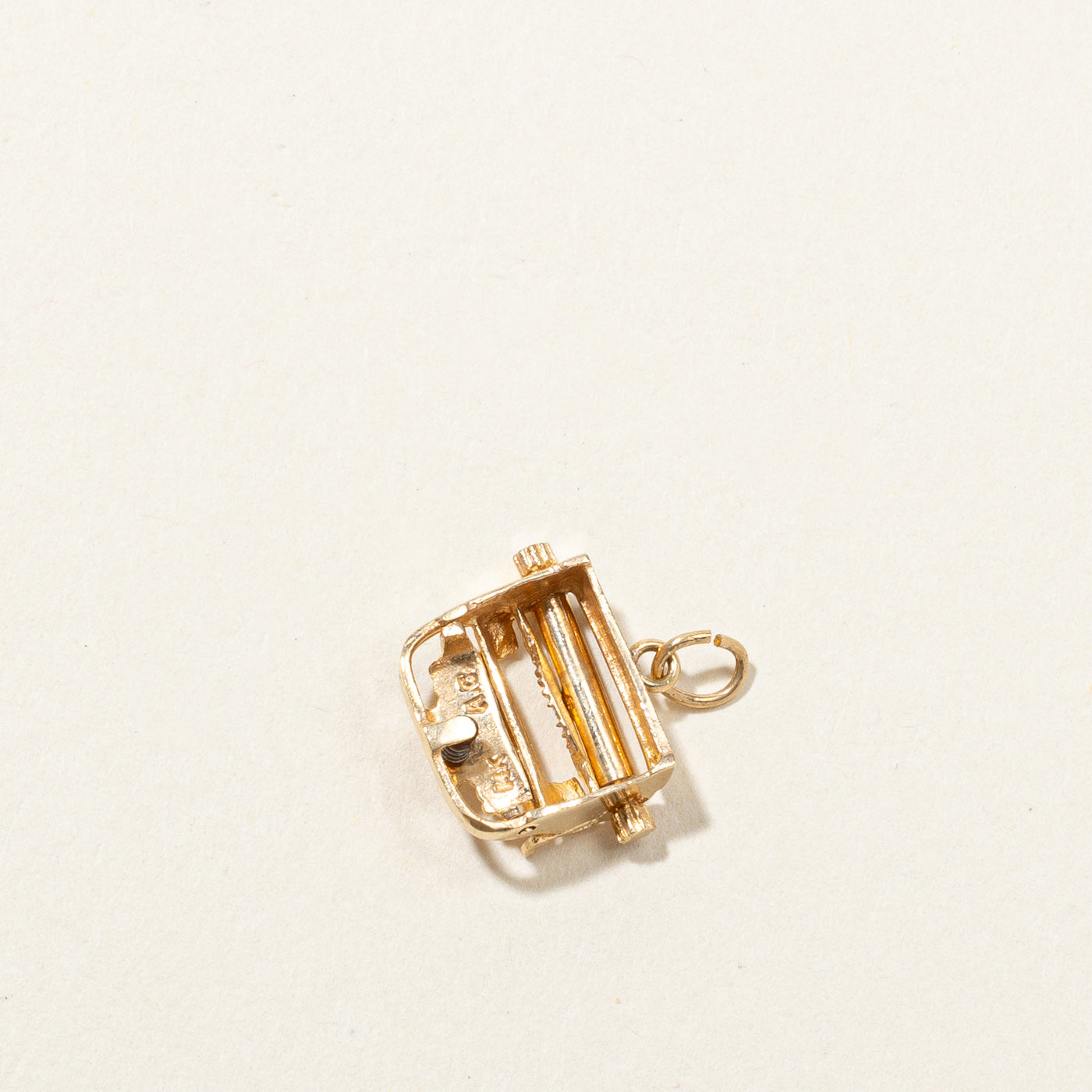 10k Gold Typewriter Charm