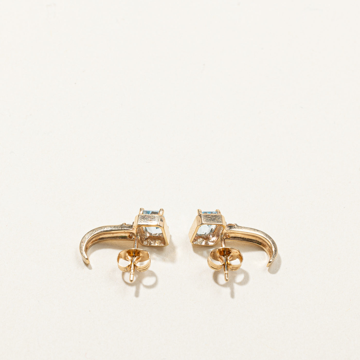 Topaz & Diamond Earrings | 0.36ctw | 0.08ctw |