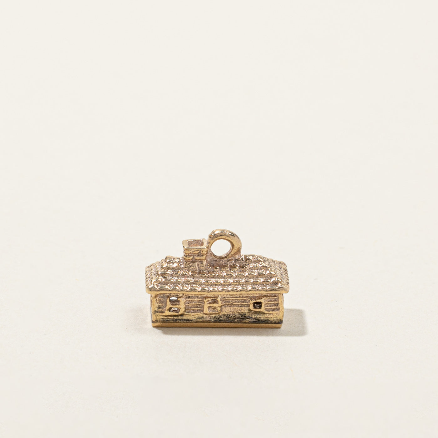 10k Gold House Charm