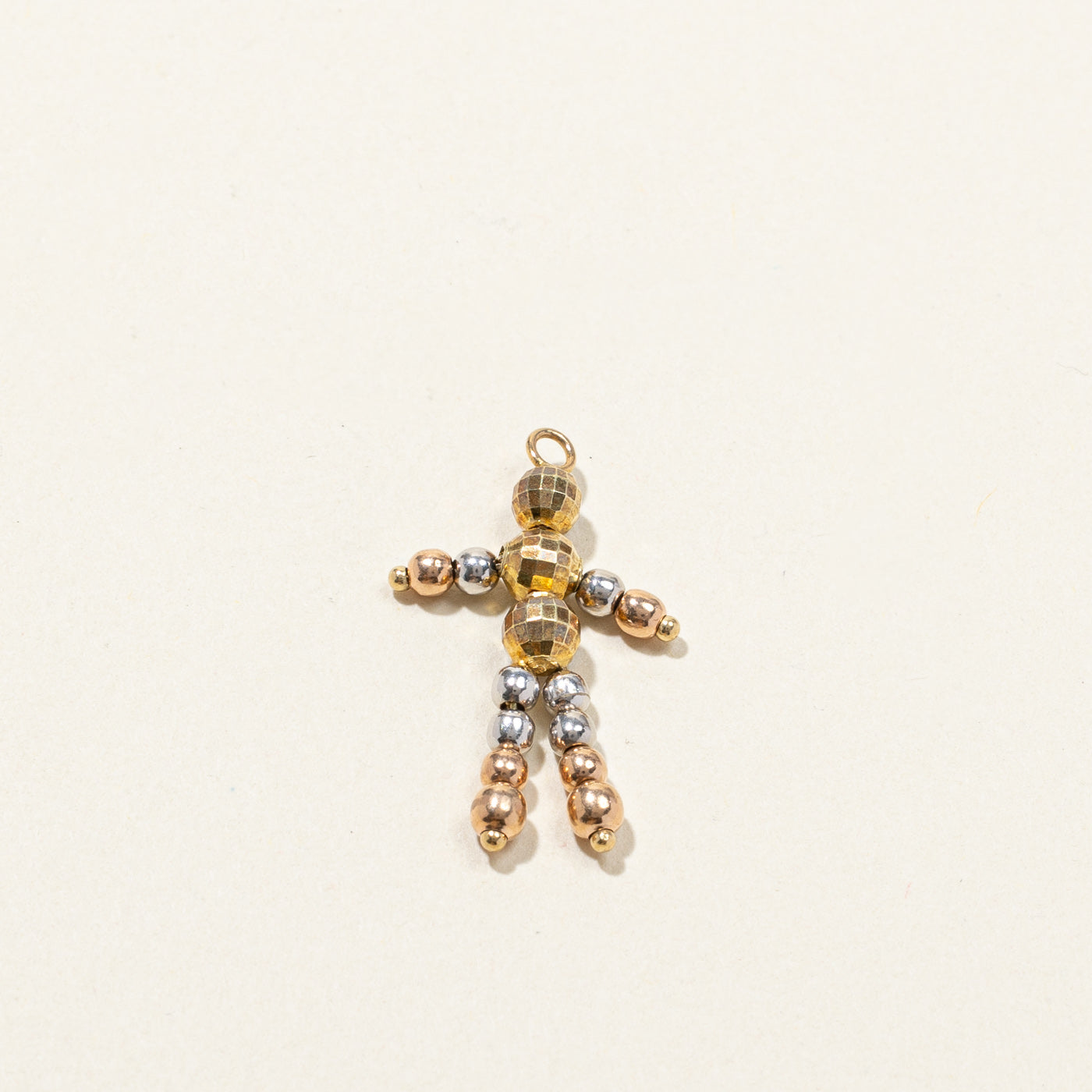 14k Tri Tone Gold Charm