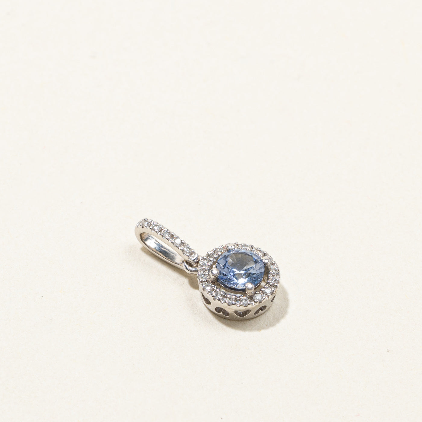 Sapphire & Diamond Pendant | 0.28ct | 0.04ctw |