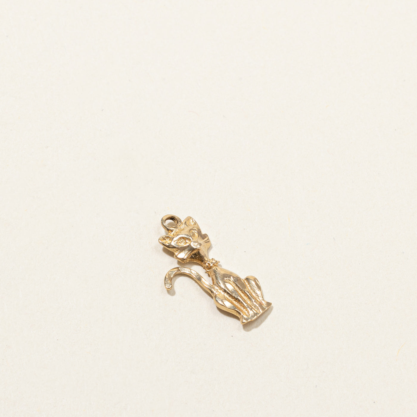 10k Gold Cat Charm