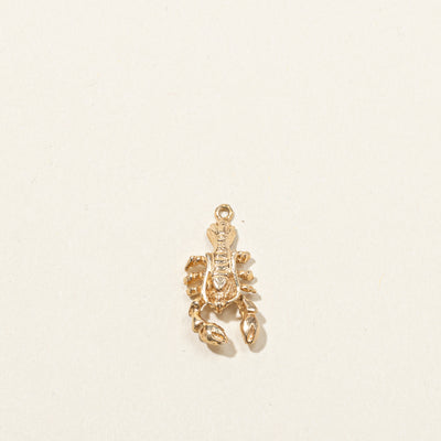 10k Gold Lobster Charm