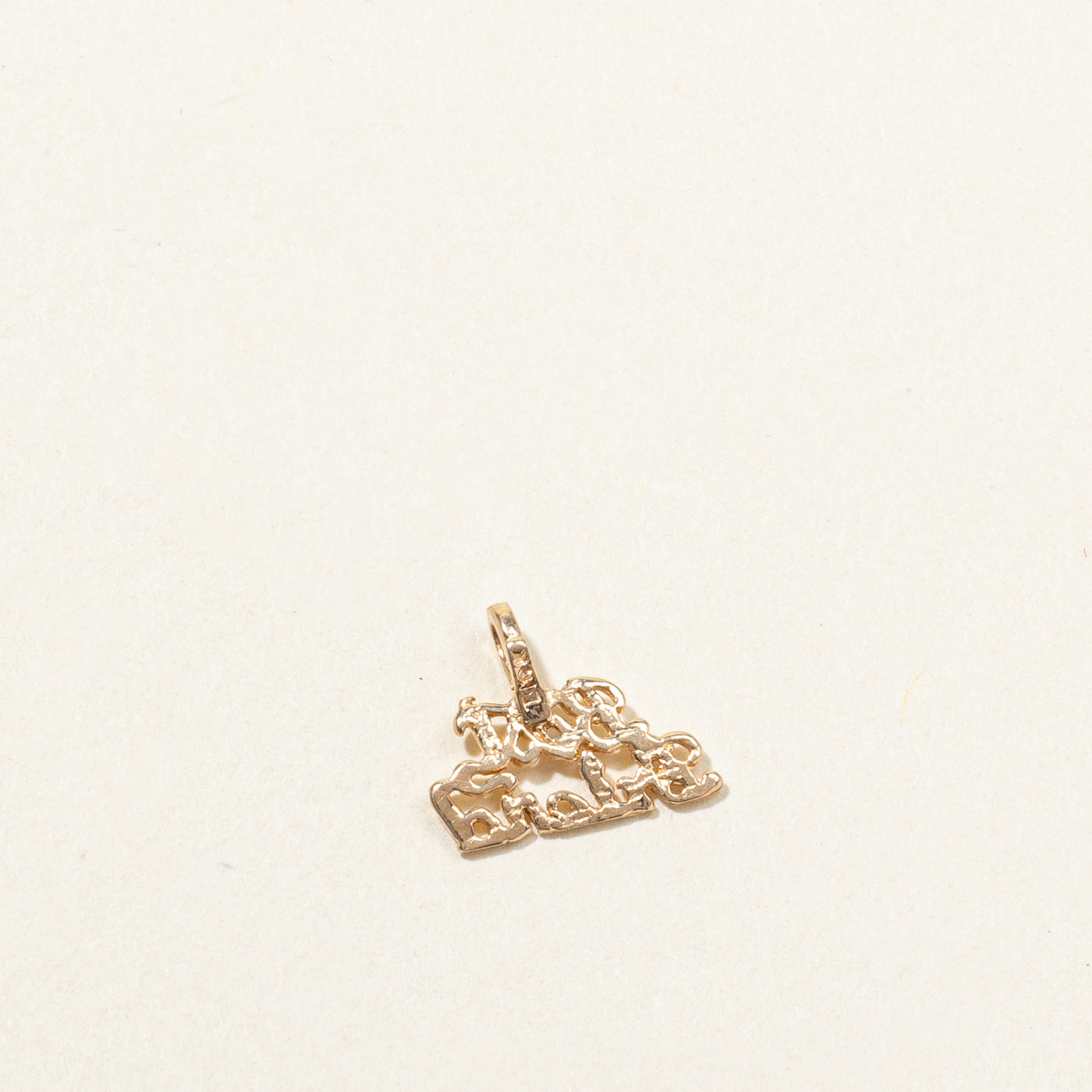 Breloque en or 10 carats pour meilleure amie 