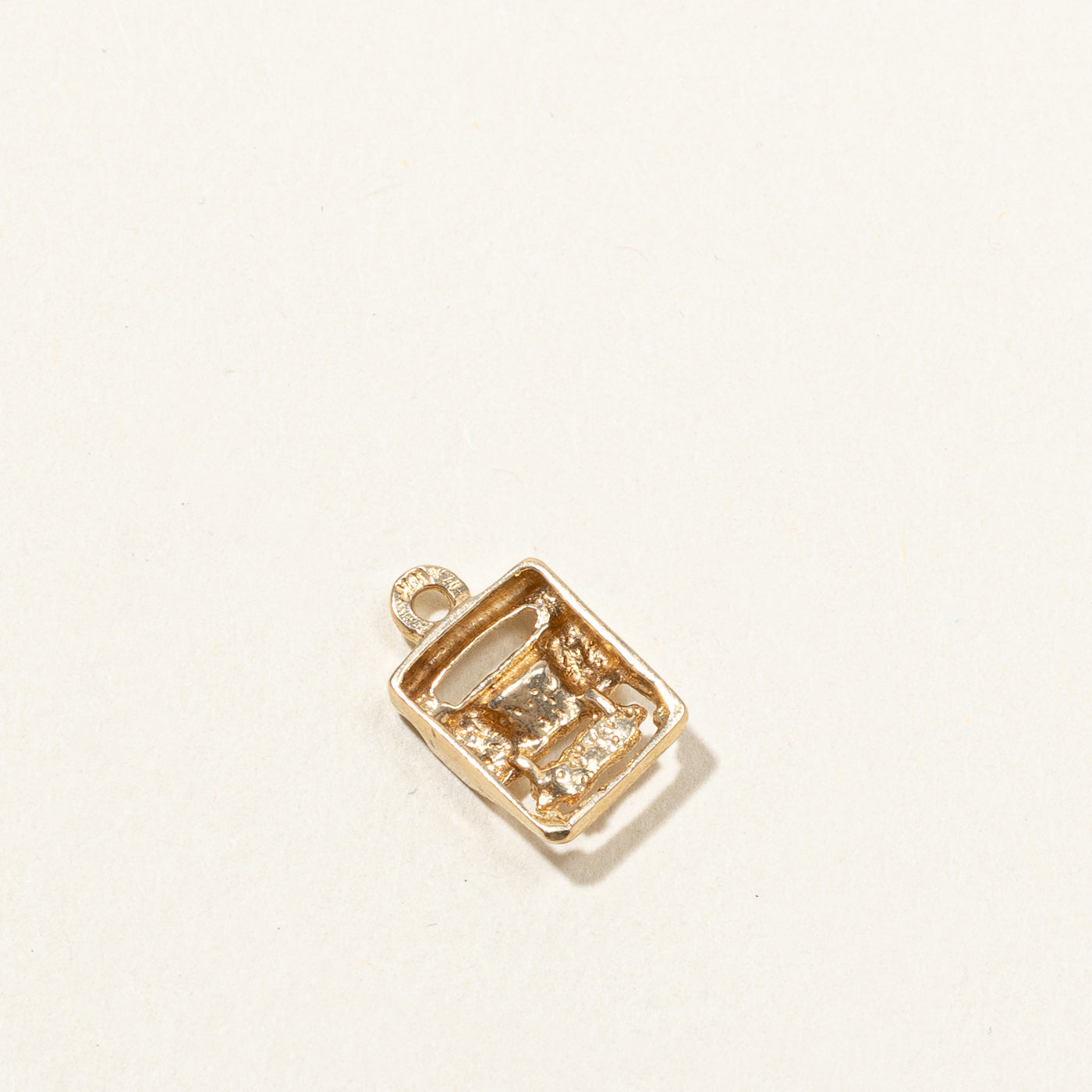 10k Gold Typewriter Charm