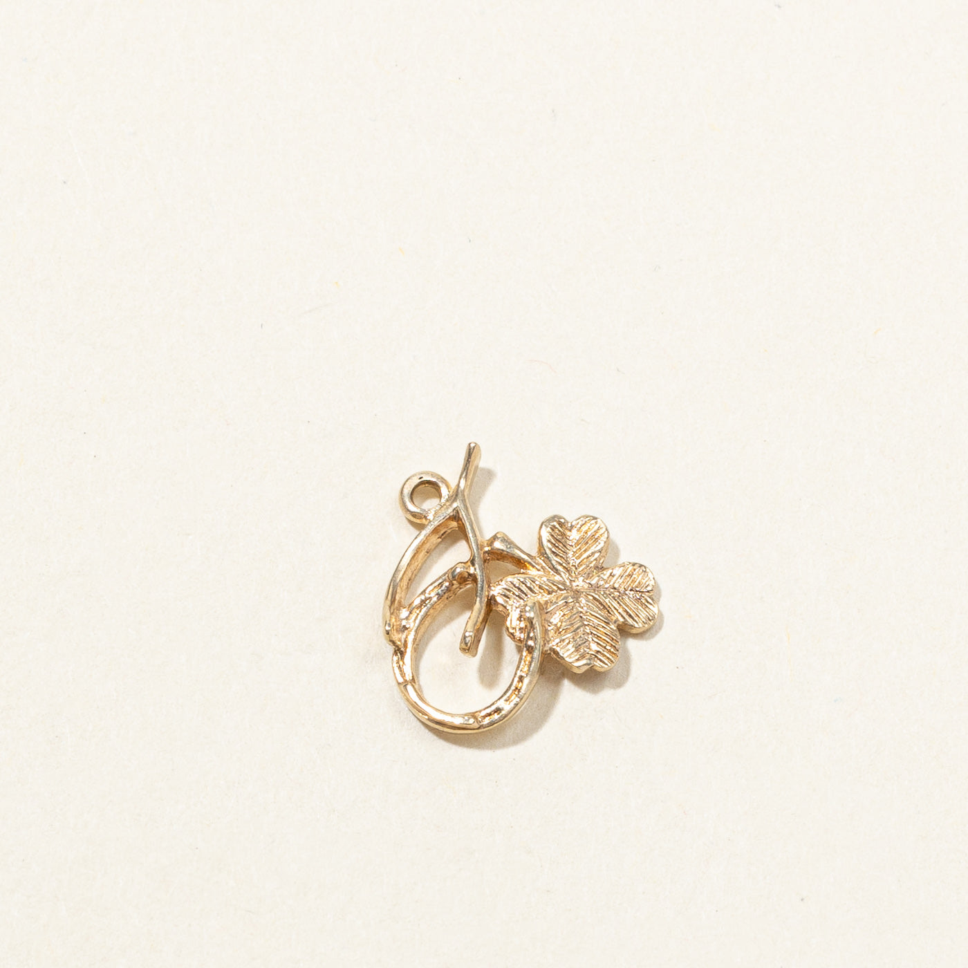 10k Gold Clover Leaf Charm