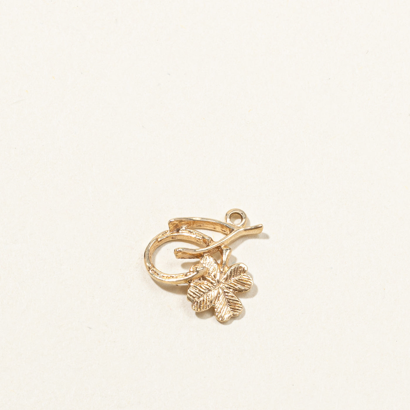 10k Gold Clover Leaf Charm