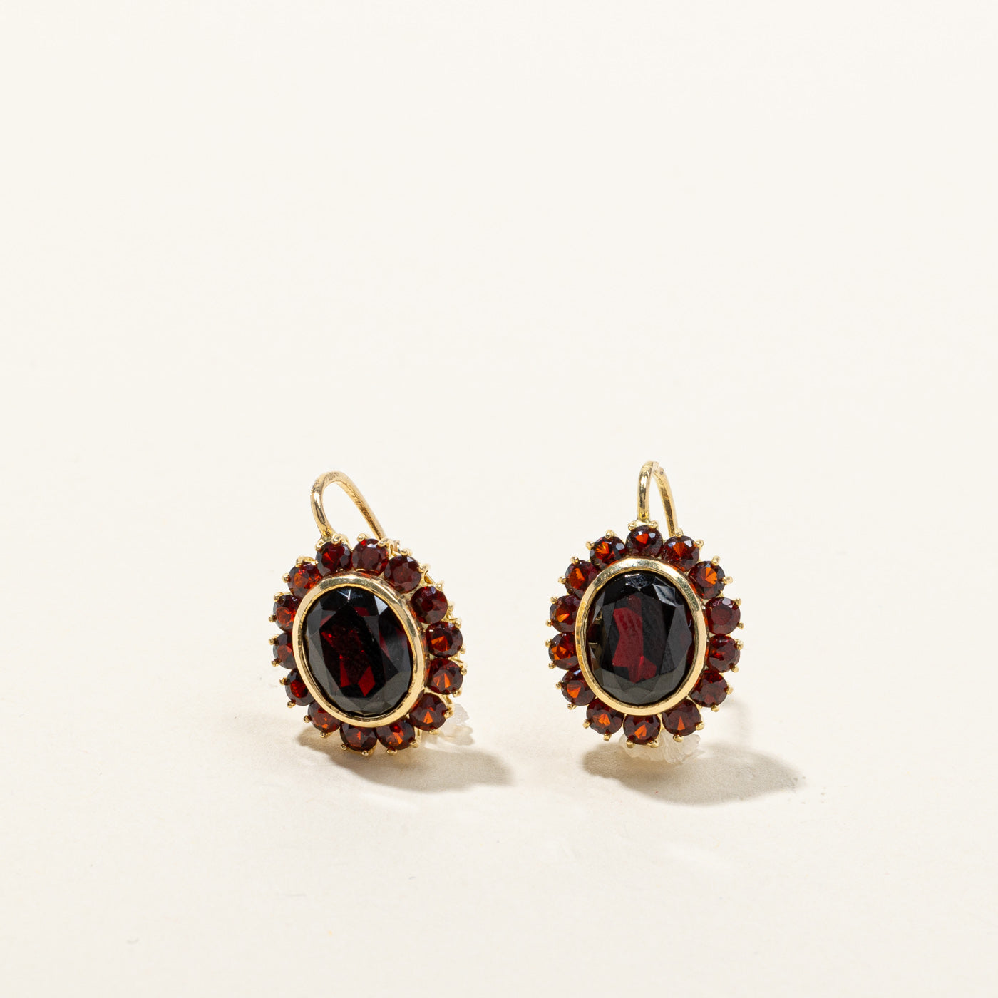 Bezel Set Garnet Earrings | 8.00ctw |